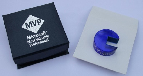 10 juin 2011 : réception d'un disque 5 ans MVP